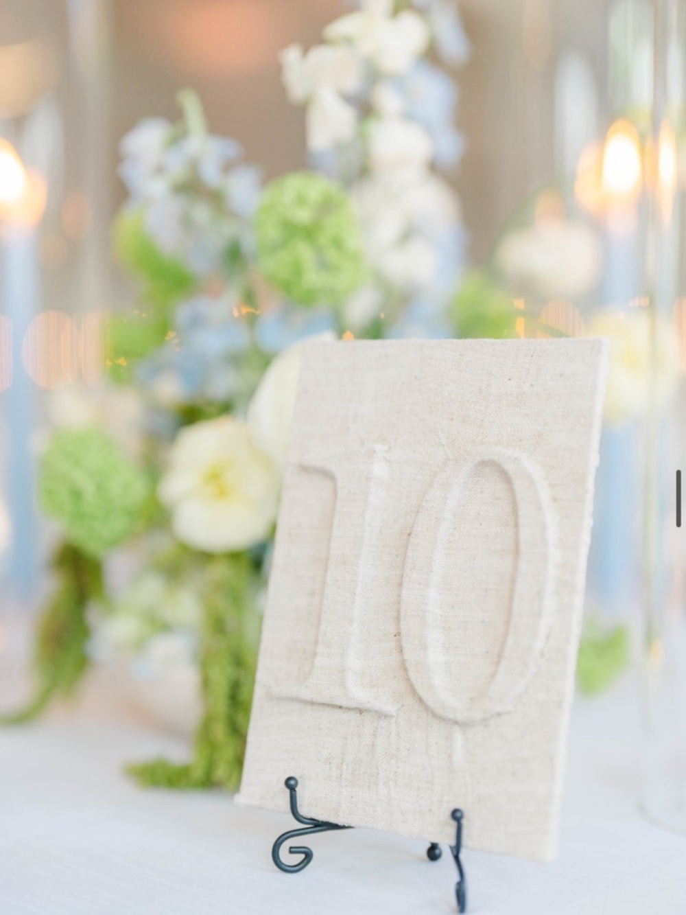 Wedding Linen Table Numbers - Picture 3 of 5